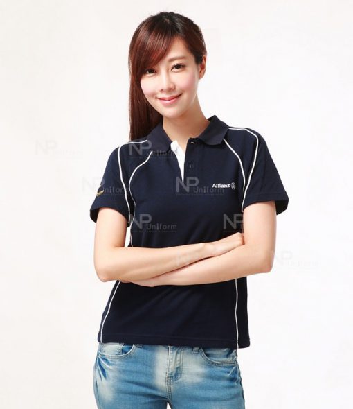 Đồng phục áo thun công ty Allianz - Đồng Phục Ngọc Phú - Công Ty TNHH Sản Xuất Thương Mại Ngọc Phú